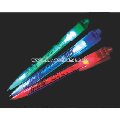 Groove pen with light