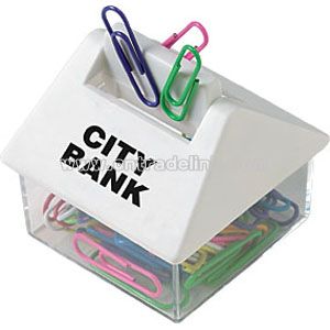 HOUSE PAPER CLIP DISPENSERS