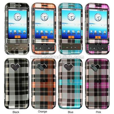 HTC G1 Crystal Hard Case with Check Design