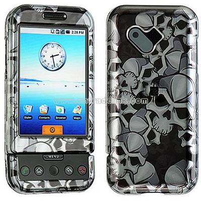 HTC G1 Skull-design Crystal Hard Case