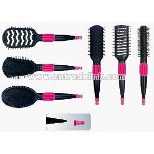 Hair Brush with Cap Handle
