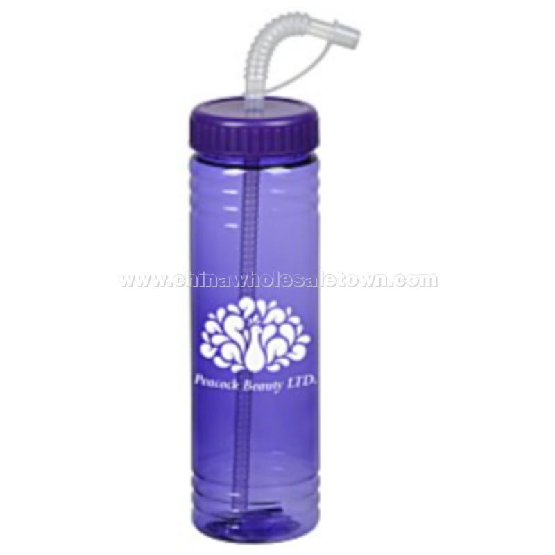 Halcyon Water Bottle with Straw Lid - 24 oz.