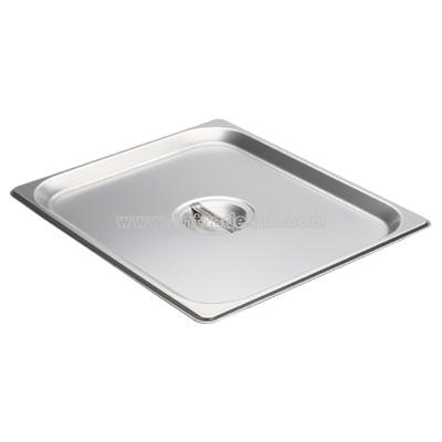 Half size solid steam pan cover