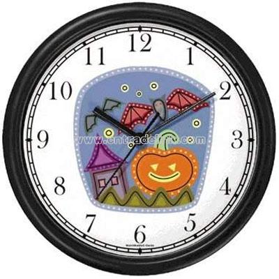 Halloween Gift Clock - Jack-o-Lantern