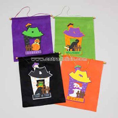 Halloween Haunted House Wall Banners