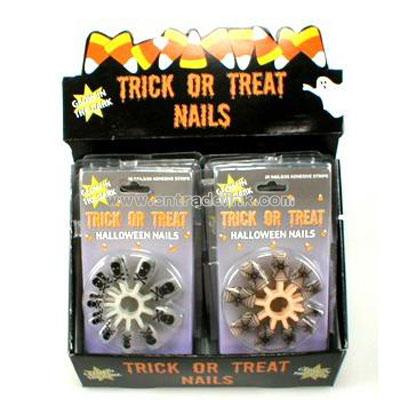 Halloween Trick or Treat Nails