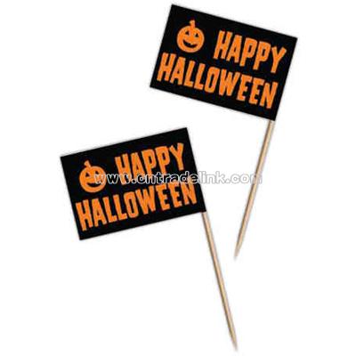 Halloween flag picks