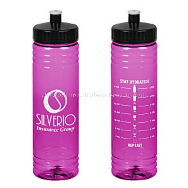 Halycyon Water Bottle with Stay Hydrated Graphics - 24 oz.