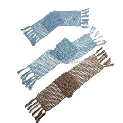 Hand-Crochet Yarn Scarf