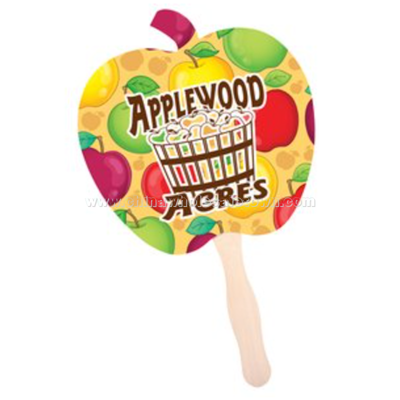 Hand Fan - Apple - Full Color