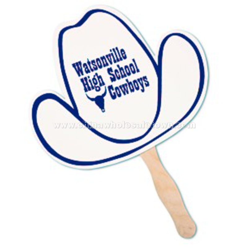 Hand Fan - Cowboy Hat