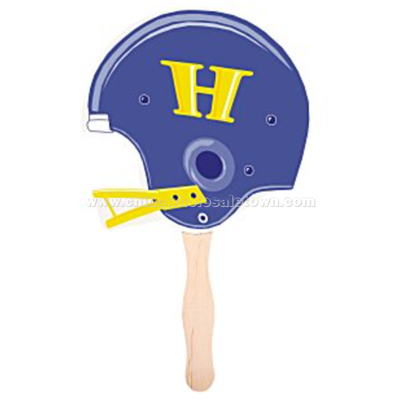 Hand Fan - Football Helmet - Full Color