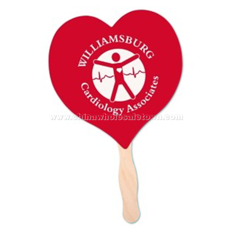 Hand Fan - Heart