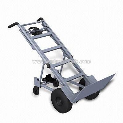 Hand Truck with 4 Wheels and Grip Handle