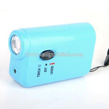 Hand cranking LED Flashlight