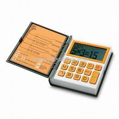 Handheld Game with Five Educational Quiz Games