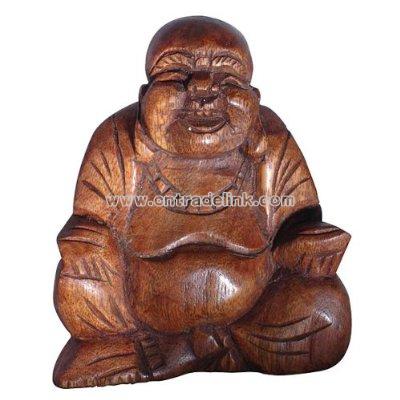 Happy Buddha Statuette - 5.25