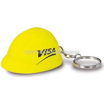 Hard Hat Key Chain Stress Reliever