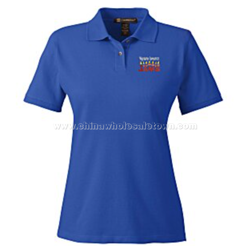 Harriton 6 oz. Ringspun Cotton Pique Polo - Ladies' - Embroidered