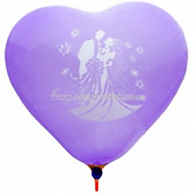 Heart Balloon with Print