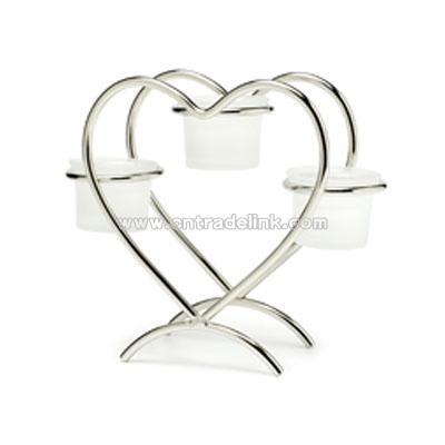 Heart Candle Centerpiece
