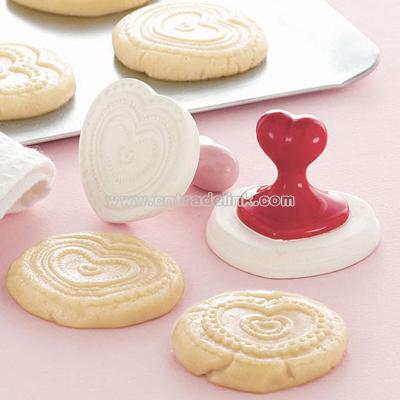 Heart Cookie Press (set of 2)