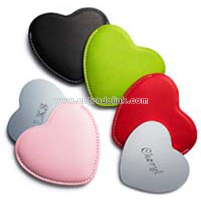 Heart Mirror with Pouch