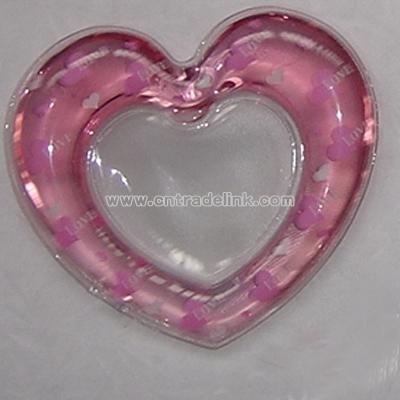 Heart Shaped Liquid Photo Frame
