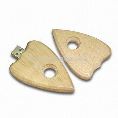 Heart Shaped Wooden USB Flash Drive