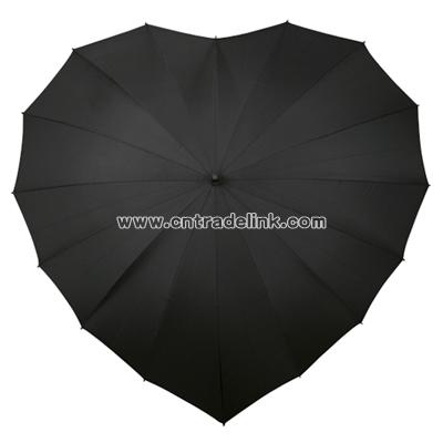 Heart Umbrella (Black)