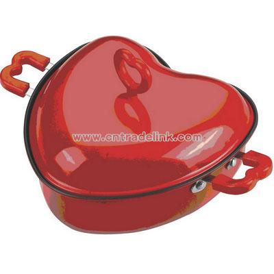 Heart cooking pan