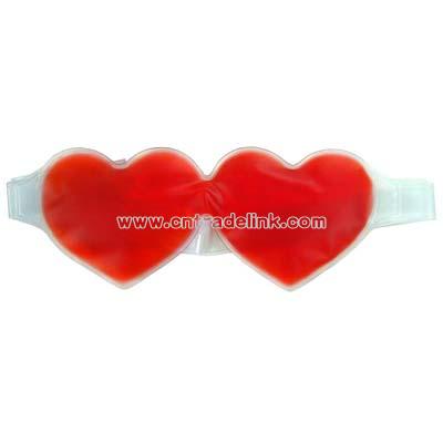Heart shaped gel eye mask