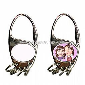 Heat Transfer Ring(Sublimation Key Chain, Heat Transfer Key Ring)