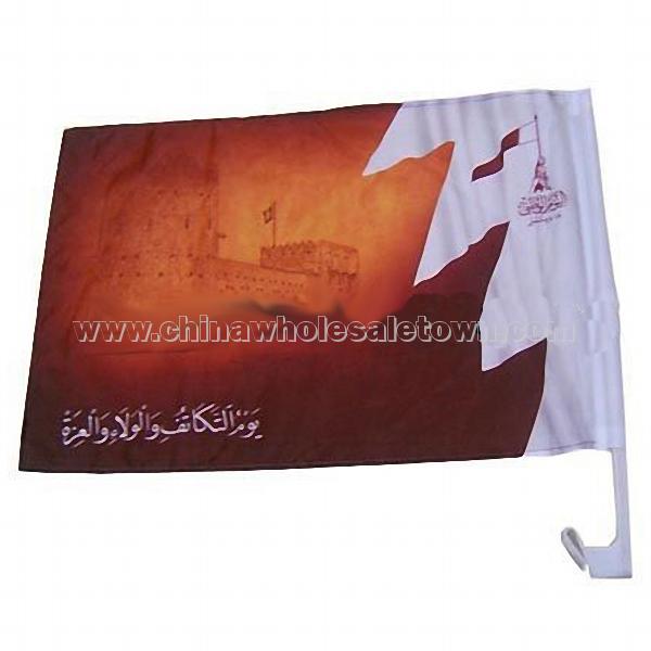 Heat transfer printing car flag