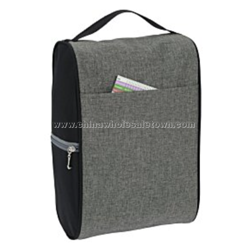 Heathered Shoe Bag Golf Kit