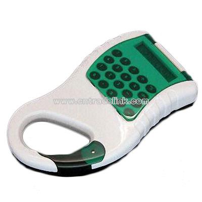 Hexagon-Shaped Stopwatch with Lap Time And Carabiner