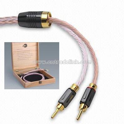 Hign-end Hi-fi Cable with Locking Type Terminal