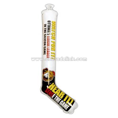 Hockey stick shaped pair of thunder sticks