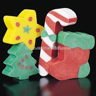 Holiday Erasers