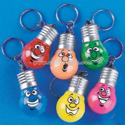 Holiday Lightbulb Light-Up Key Chains