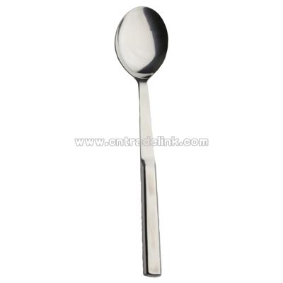 Hollow handle solid serving spoon stainless steel