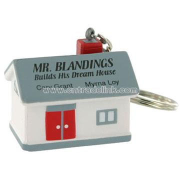 House Key Chain Stress Balls