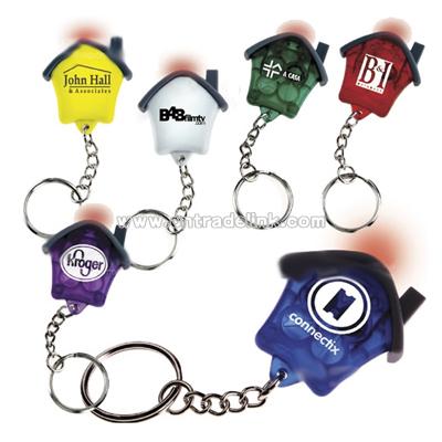 House Shaped Keylight Key Chain