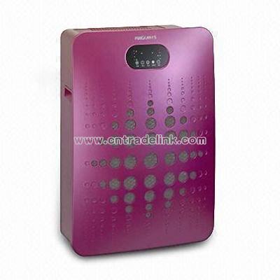 Household Air Purifier with Antibacterial Prefilter and Ionizer