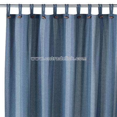 Houston Denim Recycled Fabric Shower Curtain