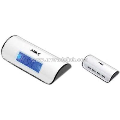 Hub mouse pad with radio & calculator