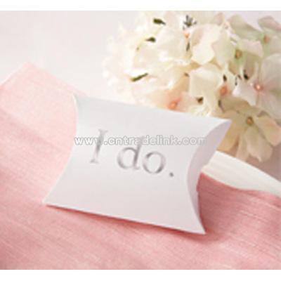 I Do Pillow Favor Box