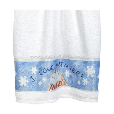 I Love Winter Towel Collection