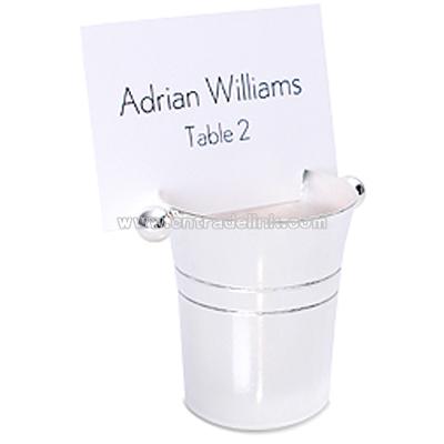 Ice Bucket Place Card Holder