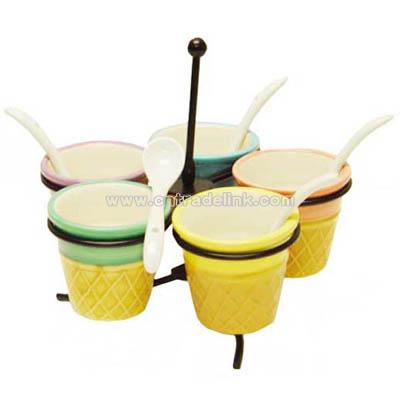 Ice Cream Cup Set